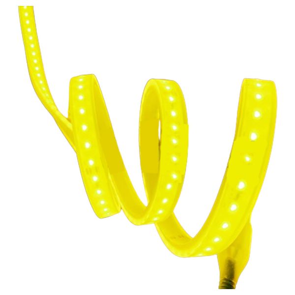 نوار نوری زرد تونلی LED Yellow Tape Light in Intersections Tunnel